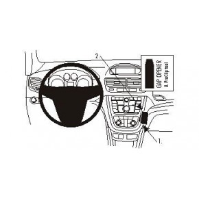 Крепежный комплект угловой Opel Mokka 13-13