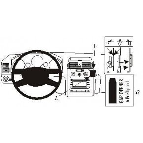 Крепежный комплект угловой Volkswagen Touran 03-13