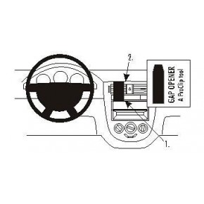 Крепежный комплект централ. Chevrolet Lacetti 4 door/SX/CDX 05-11