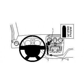 Крепежный комплект централ. Ford Transit Connect 10-/Tourneo Connect 10--