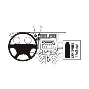 Крепежный комплект централ. Honda CR-V 07-11