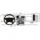 Крепежный комплект централ. Mitsubishi Pajero Sport 99-06