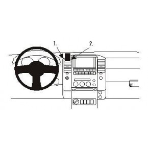 Крепежный комплект централ. Nissan Navara 06-10