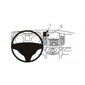 Крепежный комплект централ. Nissan Note 06-12