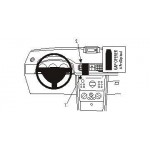 Крепежный комплект централ. Opel Meriva 03-10