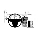 Крепежный комплект централ. Opel Meriva 11-13