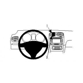 Крепежный комплект централ. Volkswagen Golf VI 09-12