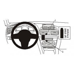 Крепежный комплект централ.Mazda 3 14-