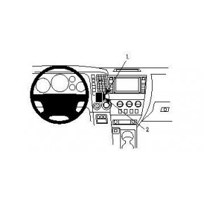 Крепежный комплект централ.Toyota Sequoia 08-14 / Tundra 07-13