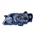 Левая фара без корректора внутри черная Mazda 323 / 323F / Protege