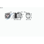 Компрессор кондиционера 1.8, 2 Mazda 323 / 323F / Protege
