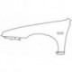 Крыло переднее левое (5 дв) Mazda 323F