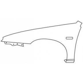 Крыло переднее левое (5 дв) Mazda 323F