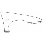 Крыло переднее правое (5 дв) Mazda 323F