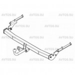 Фаркоп Toyota RAV4 2005-2009, зап.колесо наа двери (без электрики)