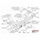 Фаркоп Ford Galaxy 2006-2015, Ford S-MAX 2006-2015 быстросъемное крепление MAX 2006-2015 твердое крепление (без электрики)