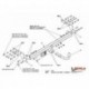 Фаркоп Hyundai Accent хетчбек 3/5 дверей, седан 1999-2005, Hyundai Accent ТагАЗ 2000-2012 твердое крепление (без электрики)