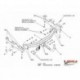 Фаркоп Jeep Grand Cherokee 1999-2005 твердое крепление (без электрики)