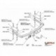 Фаркоп Mazda 6 универсал 2003-2008 твердое крепление (без электрики)
