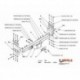Фаркоп Nissan Patrol 1998-2010 фланцевое крепление (без электрики)