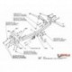 Фаркоп Toyota Highlander 2003-2008, Lexus RX 2003-2009 твердое крепление (без электрики)