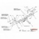 Фаркоп с балкой Toyota Hilux 2005-2015 (для машин без подготовки) твердое крепление (без электрики)