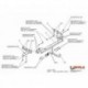 Фаркоп Subaru Forester 2008-2013 твердое крепление (без электрики)
