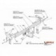 Фаркоп Volvo XC70 2000-2007, Volvo V70 2000-2009, Volvo S60 2000-2009 твердое крепление (без электрики)