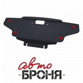 Защита радиатора Автоброня Ssang Yong Stavic, V - 2,0 TD 2013-, сталь 2 мм, комплект крепежа, 111.05314.1