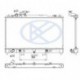 Радиатор охлаждения 1.8, 2 (автомат), (механика) Mazda 6 - 1 поколение