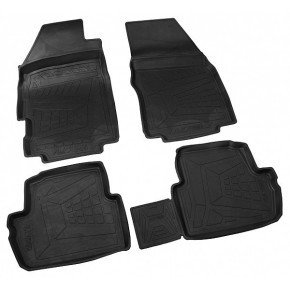 Коврики салона резиновые с бортиком для Chevrolet Spark (2005-2010) )/ Ravon R2 (2016-)