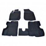 Коврики салона резиновые с бортиком для Renault Duster 2 WD (2011-2015) / Nissan Terrano 2WD (2014-)