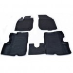 Коврики салона резиновые с бортиком для Renault Duster 4 WD (2011-2015) / Nissan Terrano 4WD (2014-)