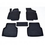 Коврики салона резиновые с бортиком для Volkswagen Tiguan (2007-)