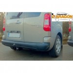 Фаркоп для CITROEN Berlingo, 2008-2011,2011-/PEUGEOT Partner, 2008-2011,2011-, тип шара: F(S)