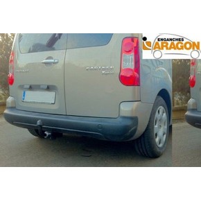 Фаркоп для CITROEN Berlingo, 2008-2011,2011-/PEUGEOT Partner, 2008-2011,2011-, тип шара: F(S)
