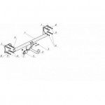 Фаркоп BMW X5 E70 SUV 2007-2013гг. (без электрики)