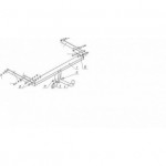 Фаркоп Ford Kuga SUV 2008-2013гг. (без электрики)