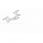 Фаркоп Ford Tourneo Custom фургон/микроавтобус 2012г.-по н.в. (без электрики)