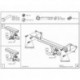 Фаркоп оцинкованный BMW X1 E84 2009-2015 твердое крепление (без электрики)