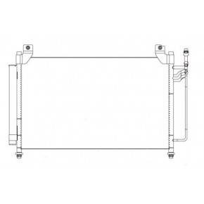 Конденсатор (радиатор) кондиционера Mazda CX7