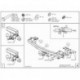 Фаркоп оцинкованный Mitsubishi Outlander 2012- съемное крепление (без электрики)