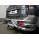 Фаркоп оцинкованный Mitsubishi Pajero Sport 1998-2008 твердое крепление (без электрики)