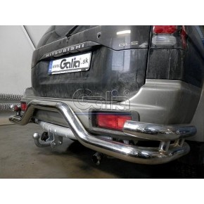 Фаркоп оцинкованный Mitsubishi Pajero Sport 1998-2008 твердое крепление (без электрики)