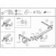 Фаркоп оцинкованный Opel Astra J седан/универсал 2009-2015 съемное крепление (без электрики)