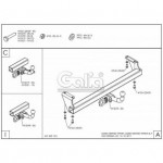 Фаркоп оцинкованный Suzuki Grand Vitara 1998-2005, Suzuki Grand Vitara XL7 1998-2003 твердое крепление (без электрики)