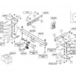 Фаркоп тип BMAR MB GL class X164 06-12// X166 12-съемное крепл,нагруз 3500/135 подрезка бамп.невидим (без электрики)