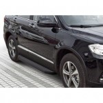Пороги Rival Black Haval H6 2014-, черный кант 173 см