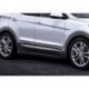 Пороги Rival Black Hyundai Santa Fe 2012-2016/Hyundai Santa Fe Premium 2015-, черный кант 180 см