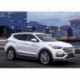 Пороги Rival Black Hyundai Santa Fe 2012-2016/Hyundai Santa Fe Premium 2015-, черный кант 180 см